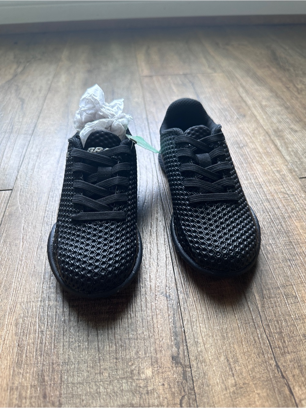 Kids Black soccer turf cleats